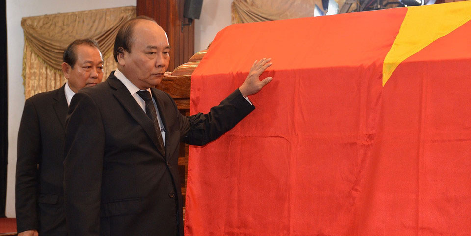 Khoảnh khắc lắng lòng tại lễ viếng nguyên Thủ tướng Phan Văn Khải